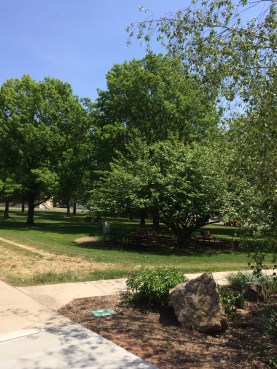 Outside seating area